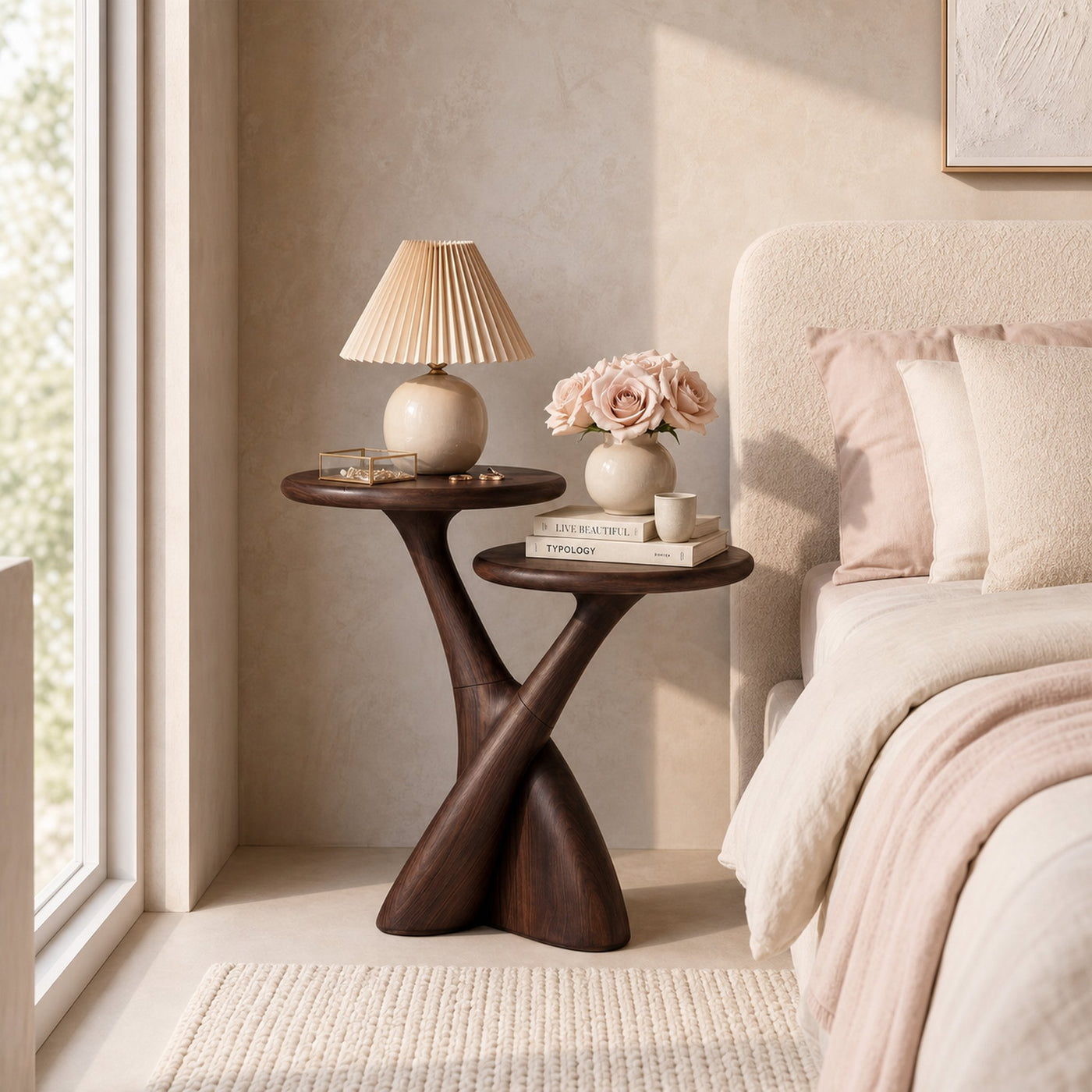 Mid Century Side Table For Bedroom Lounge - product view 6