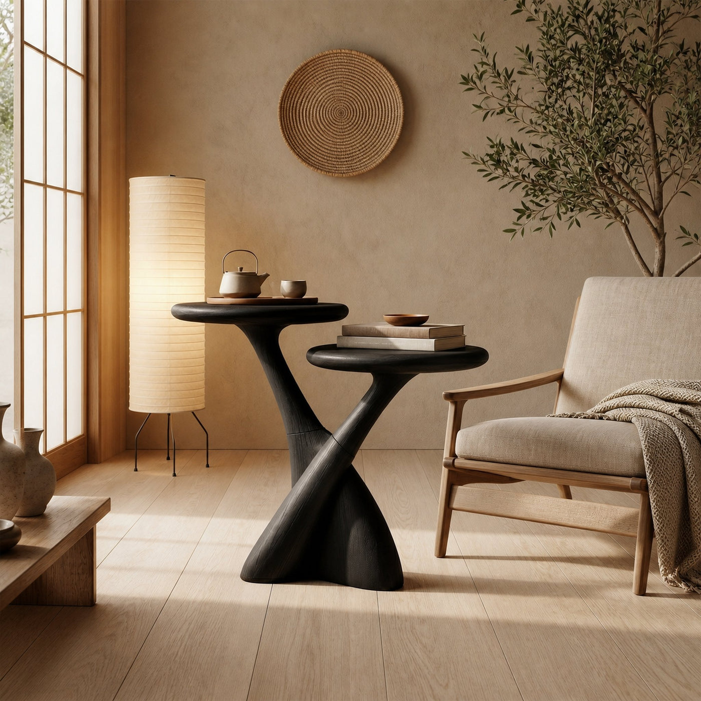 Mid Century Side Table For Bedroom Lounge - product view 7