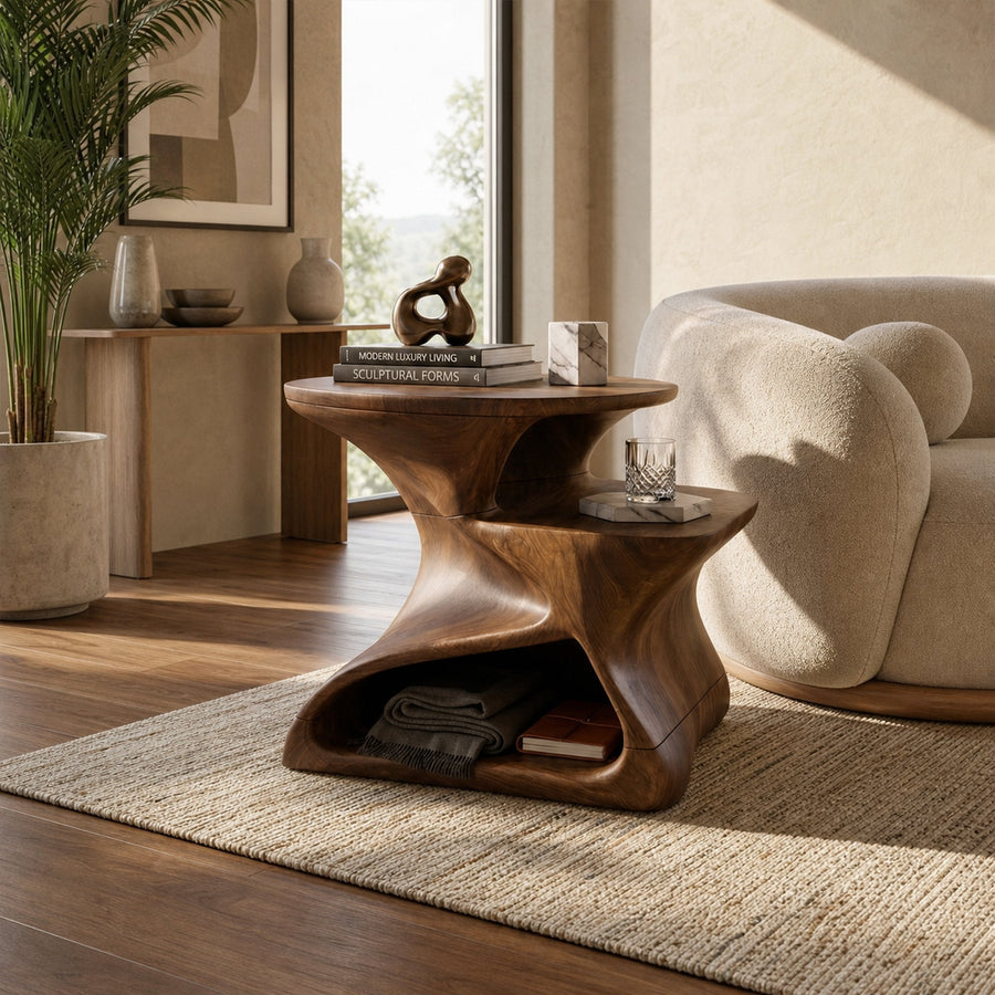 Mid Century Side Table For Lounge Bedroom