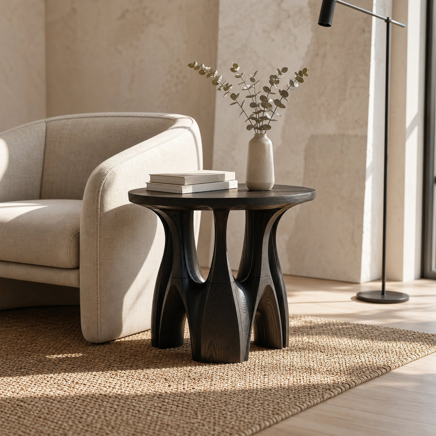 Mid Century Side Table For Modern Bedroom - product view 7