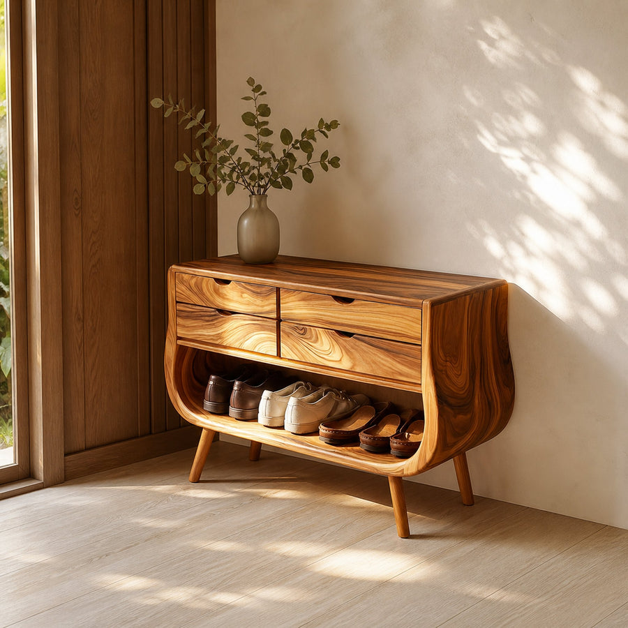 Mid Century Soft Shape Shoe Organizer Entryway And Reading Room
