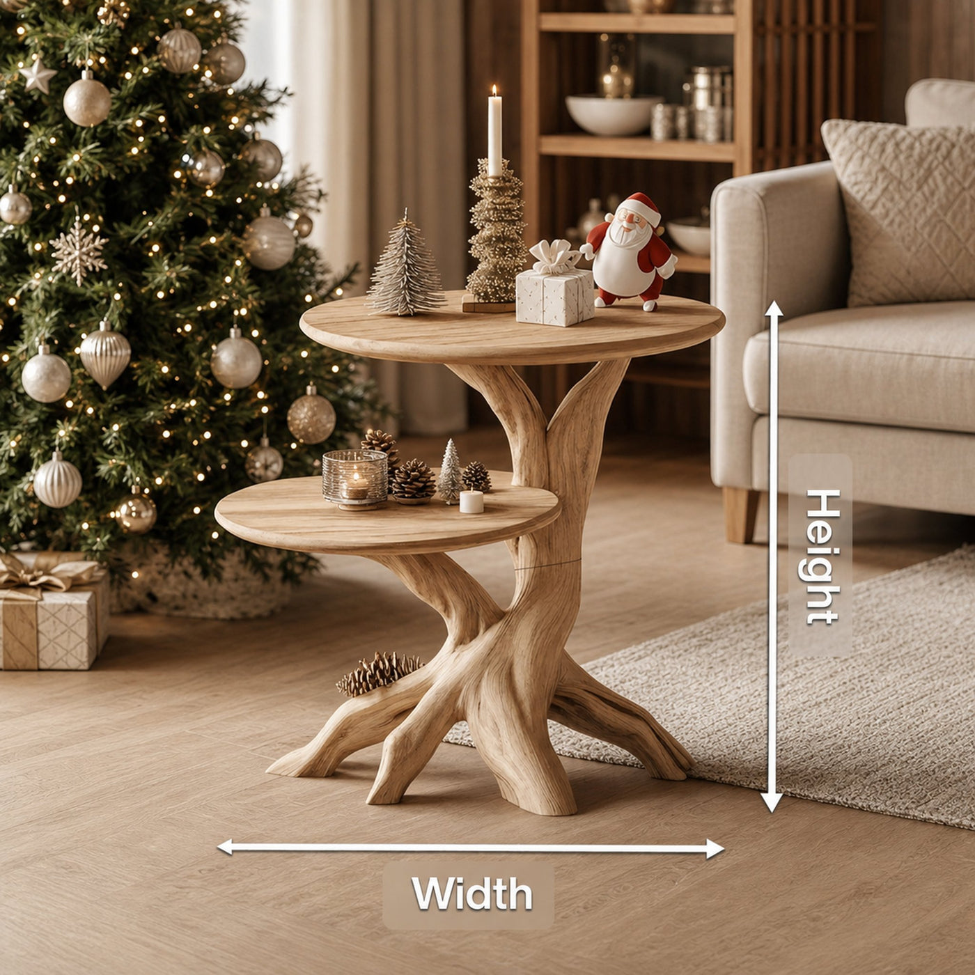 Mid Century Solid Wood End Table For Living Room Holiday Furniture - product view 8