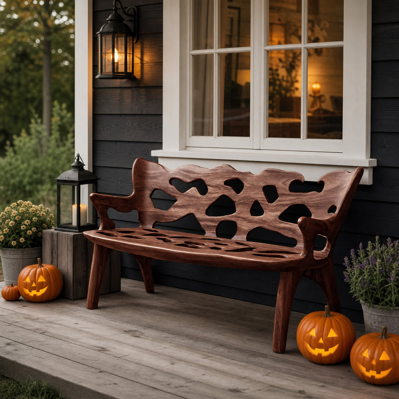 Mid Century Wooden Bench For Living Room Furniture Decor - product view 7