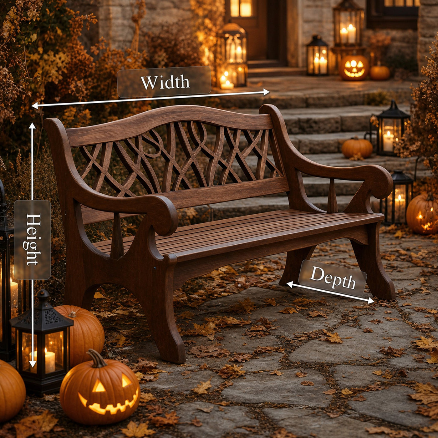 Mid Century Wooden Bench For Stylish Living Room Furniture Decor - product view 8