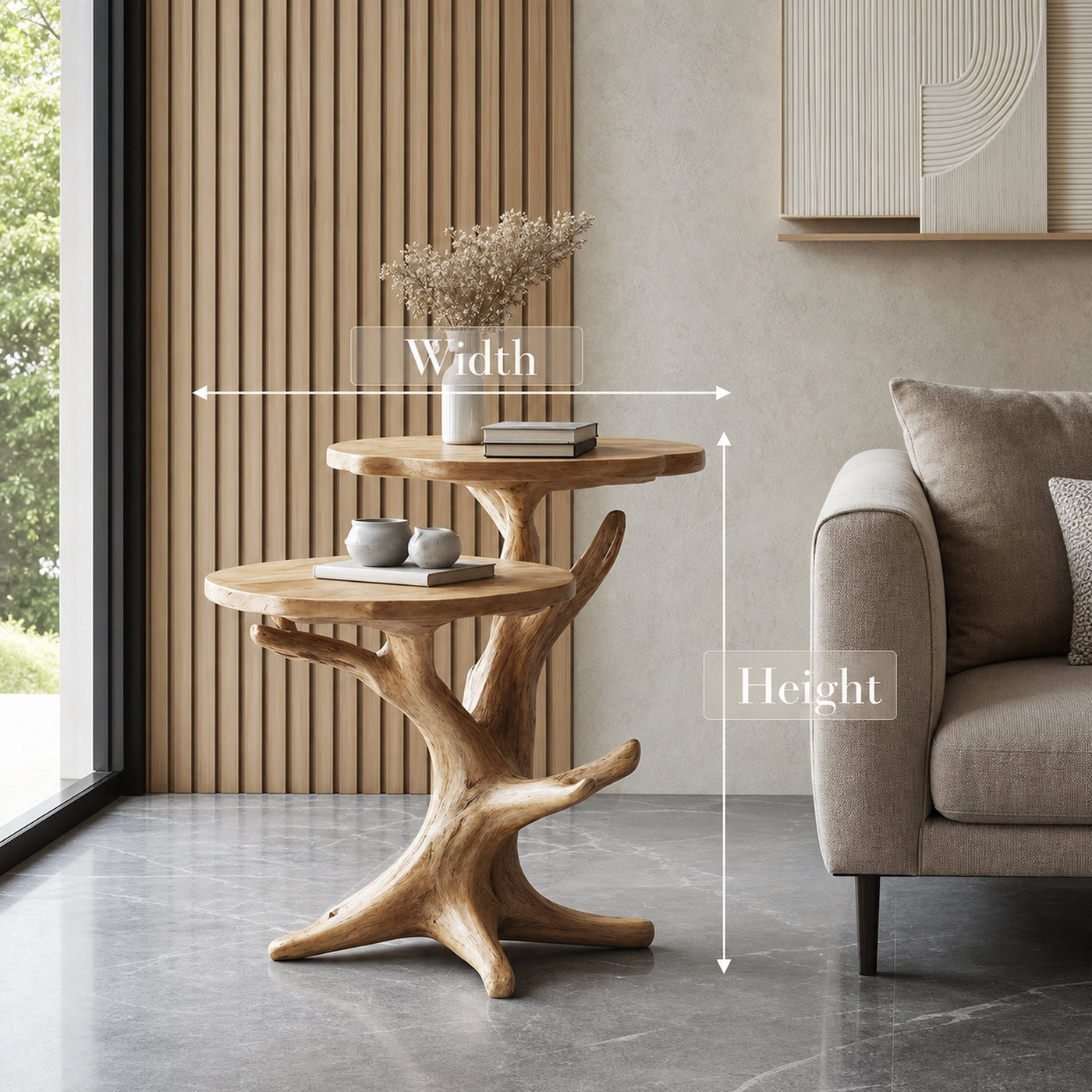 Mid Century Wooden End Table For Furniture Decor Elegant Living Room - product view 8