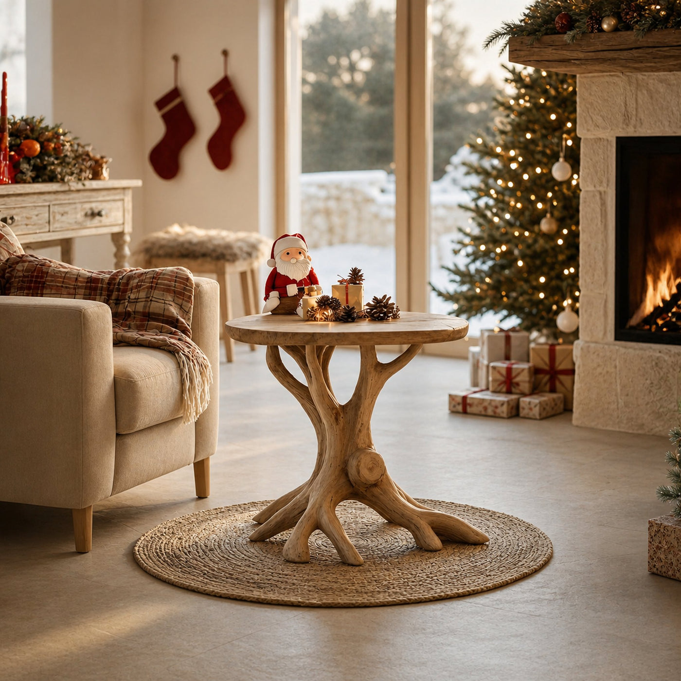 Mid Century Wooden End Table For Furniture Decor Festive Inspiration