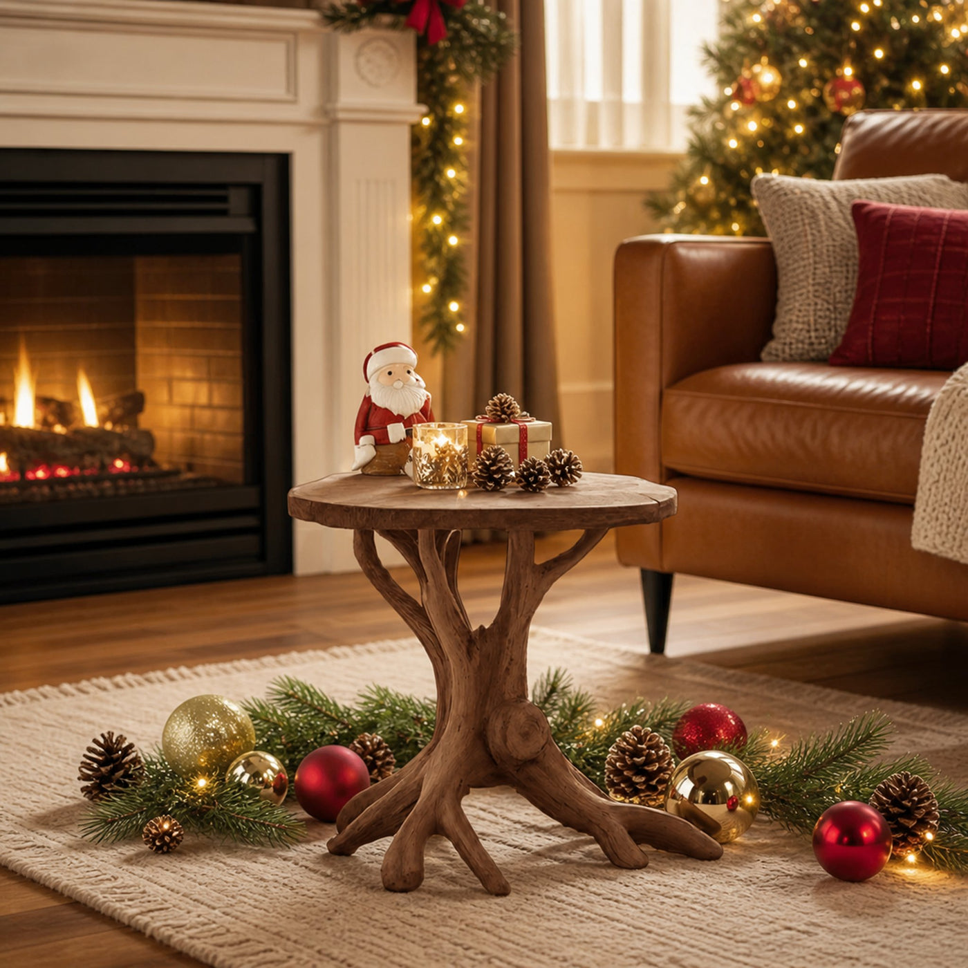 Mid Century Wooden End Table For Furniture Decor Festive Inspiration - product view 6
