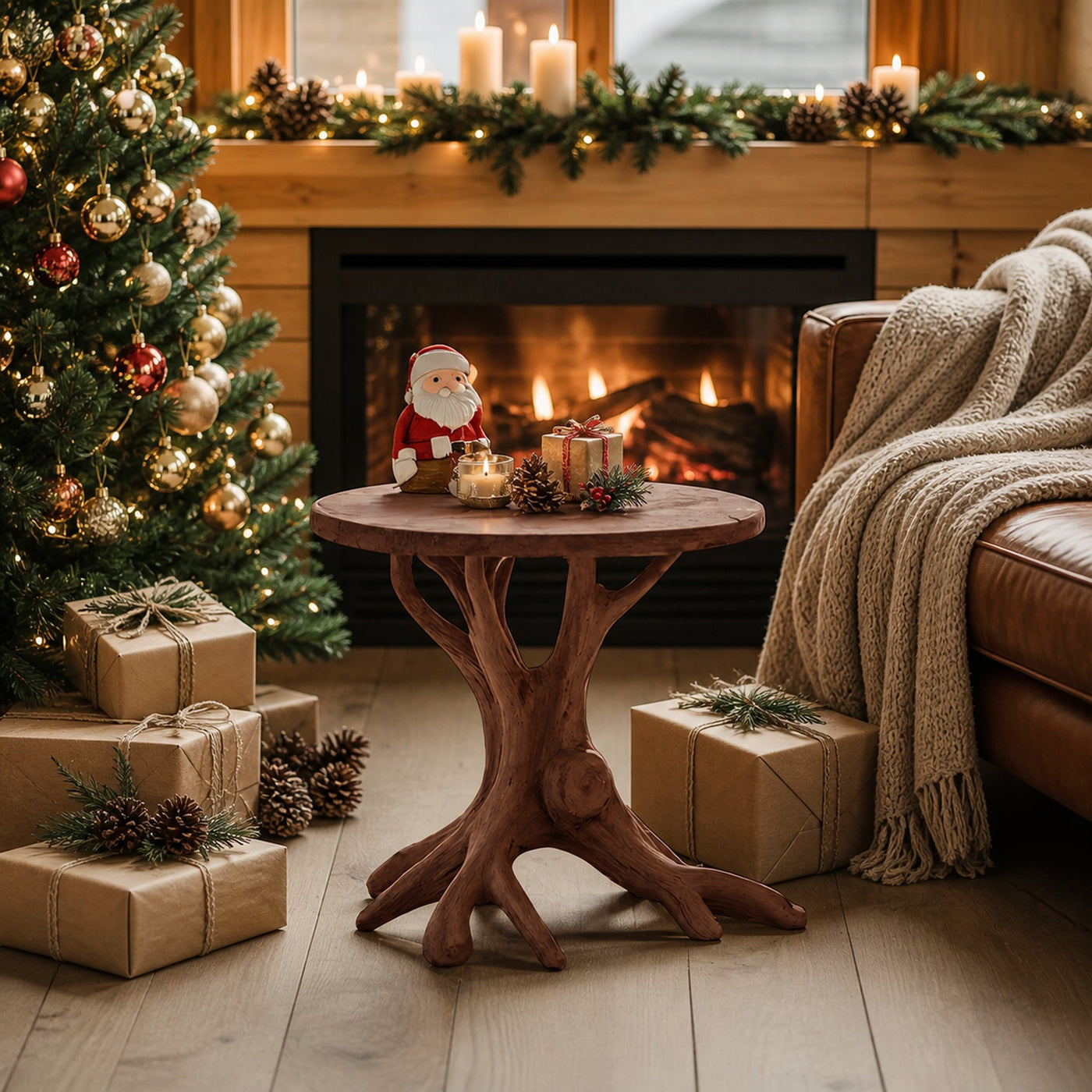 Mid Century Wooden End Table For Furniture Decor Festive Inspiration - product view 7