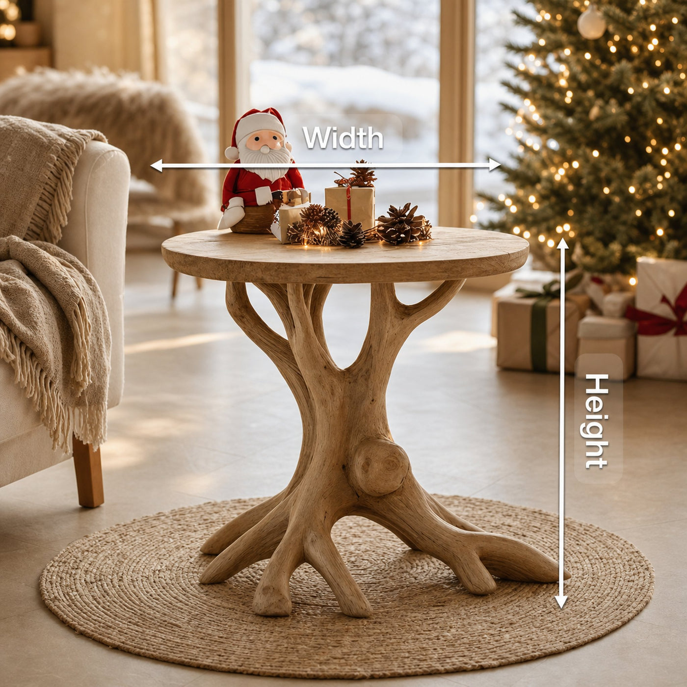 Mid Century Wooden End Table For Furniture Decor Festive Inspiration - product view 8