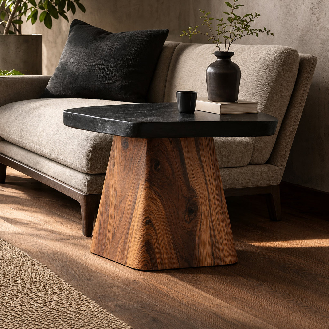 Mid Century Wooden Side Table For Furniture Decor Refresh