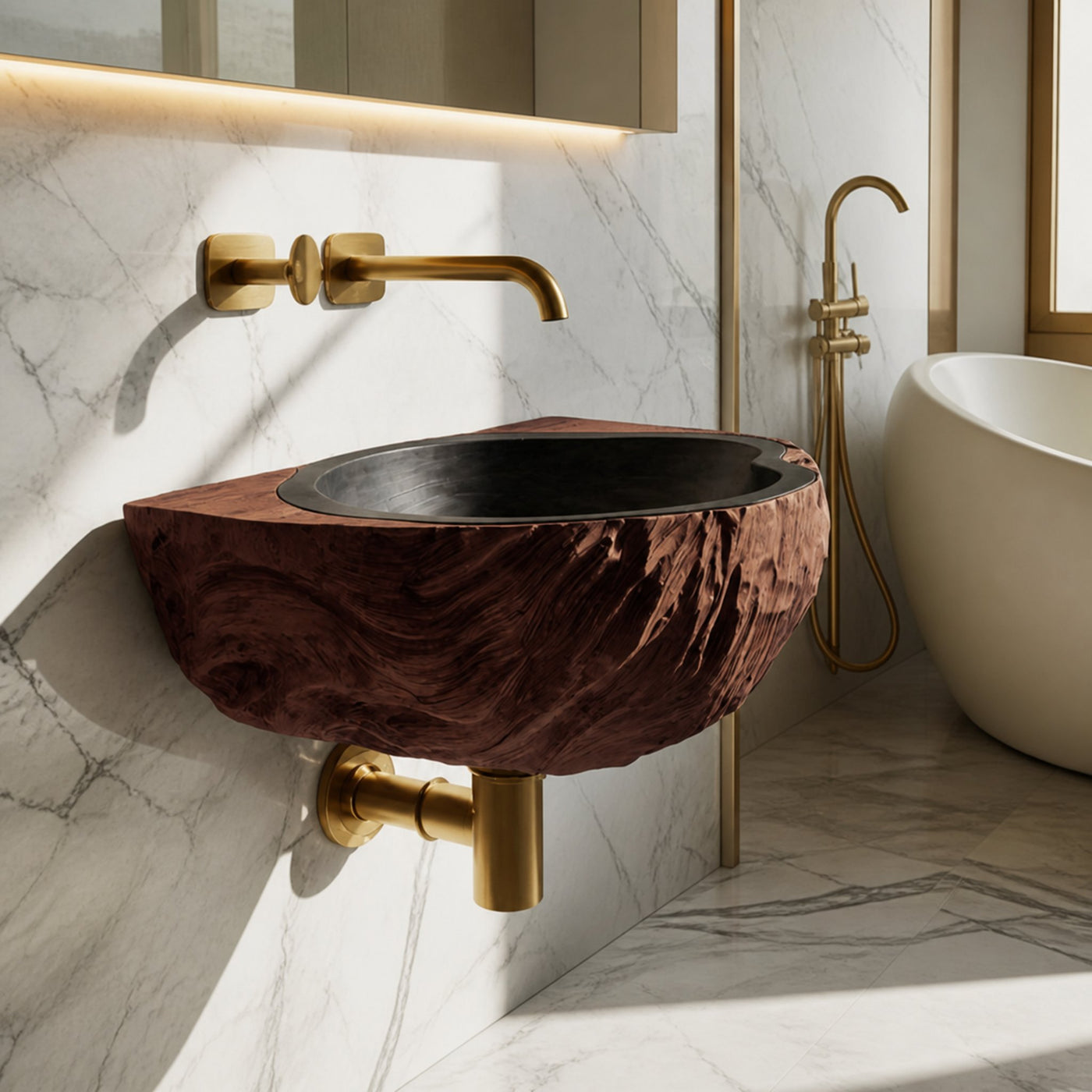 Mid Century Wooden Vanity Sink For Bathroom Furniture Design - product view 7