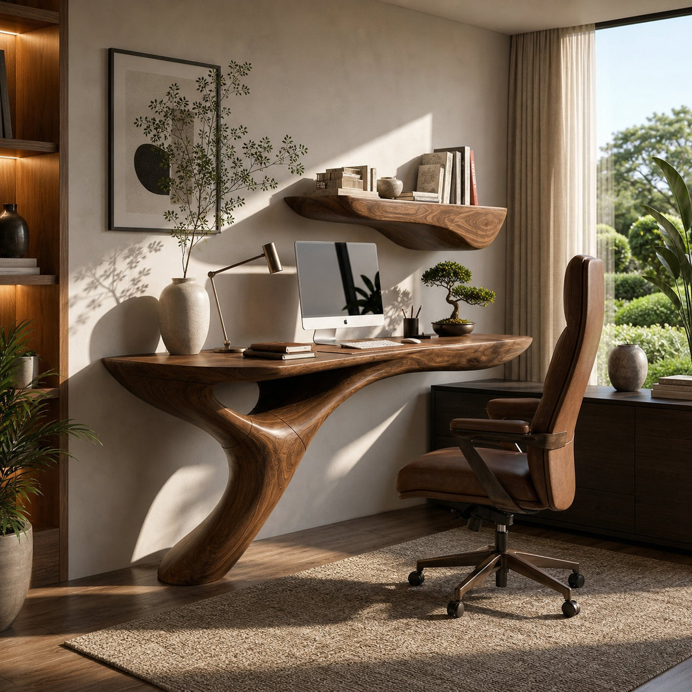 Mid Century Writing Desk For Home Office