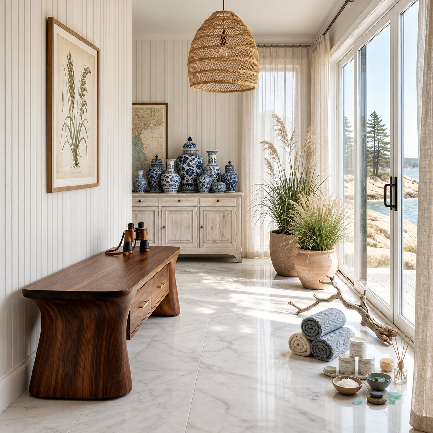 Minimalist Arched Base Bench For Foyer Interior Space - product view 7