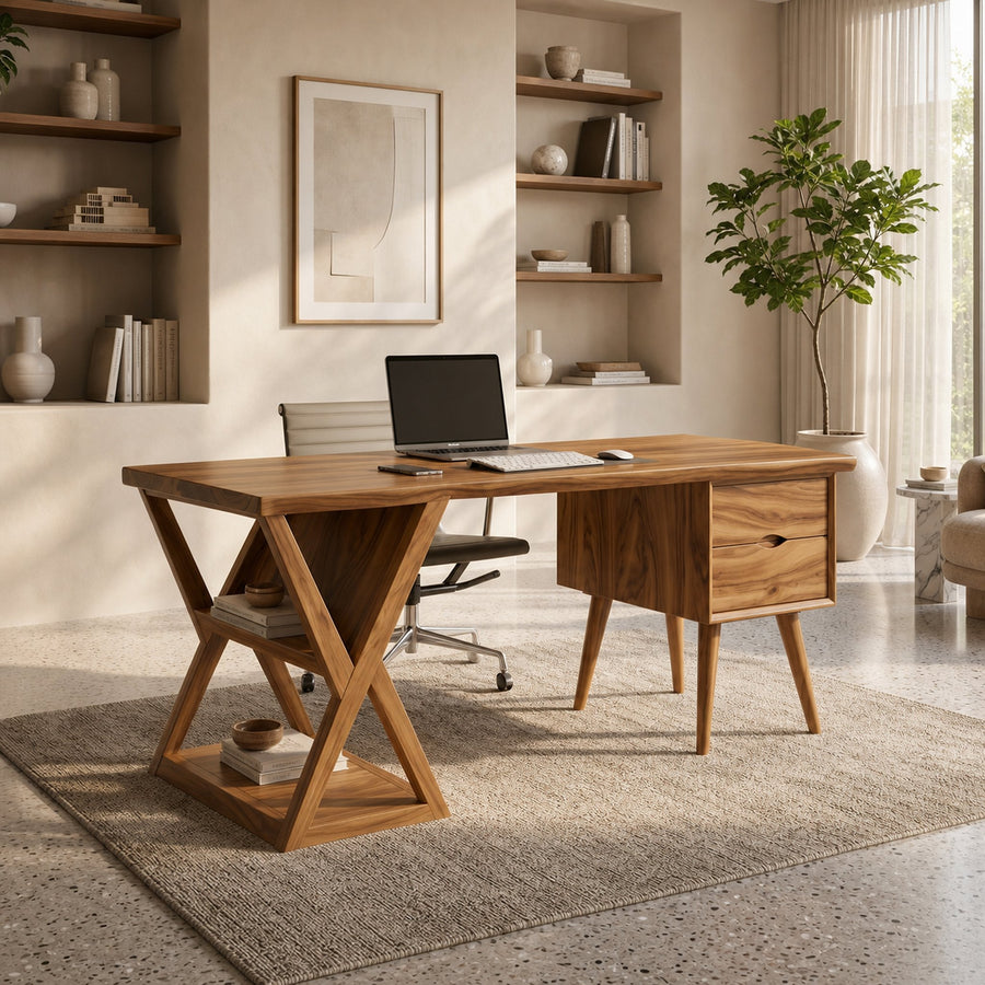 Minimalist Executive Desk Creative Office