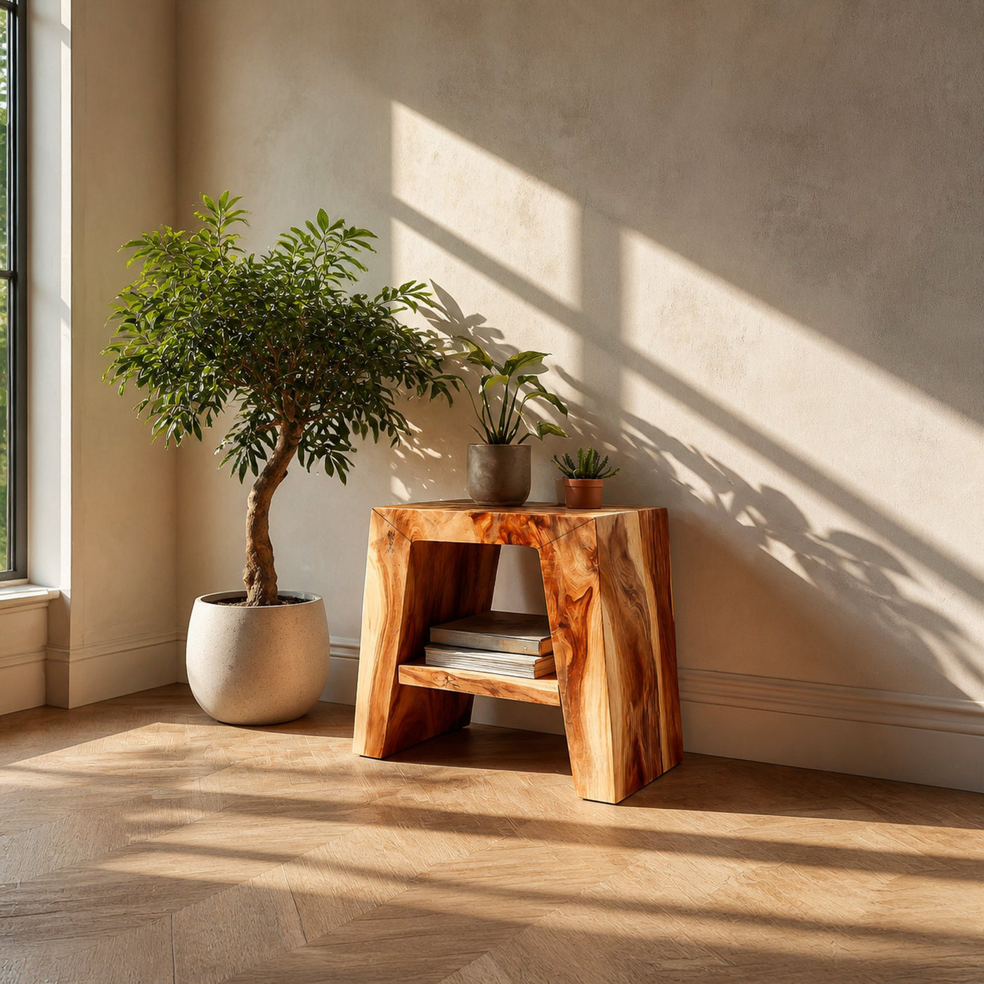 Minimalist Organic Side Table For Home