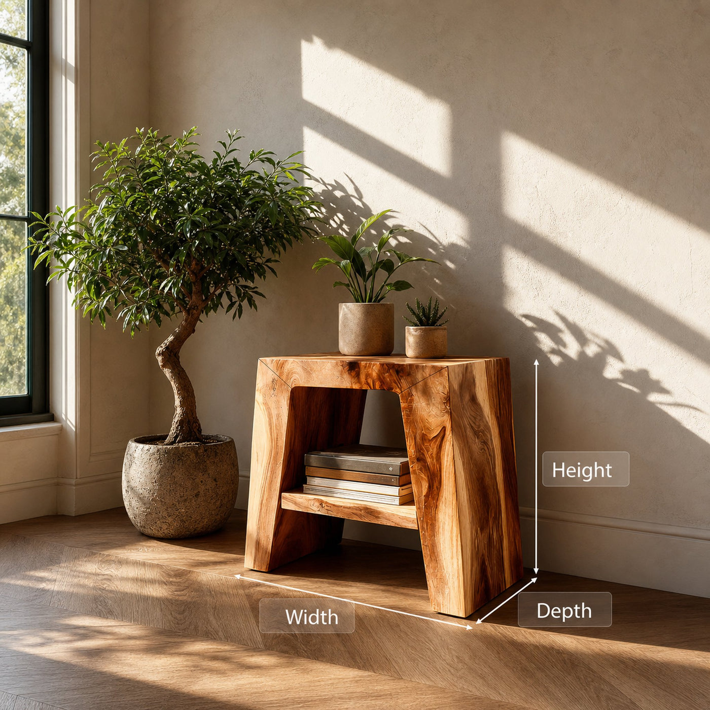 Minimalist Organic Side Table For Home - product view 6