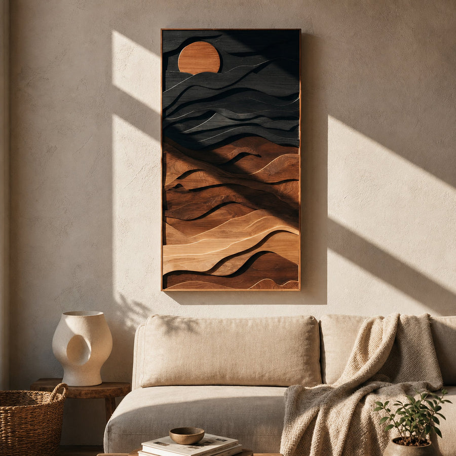 Minimalist Organic Wall Art For Lounge And Living Display
