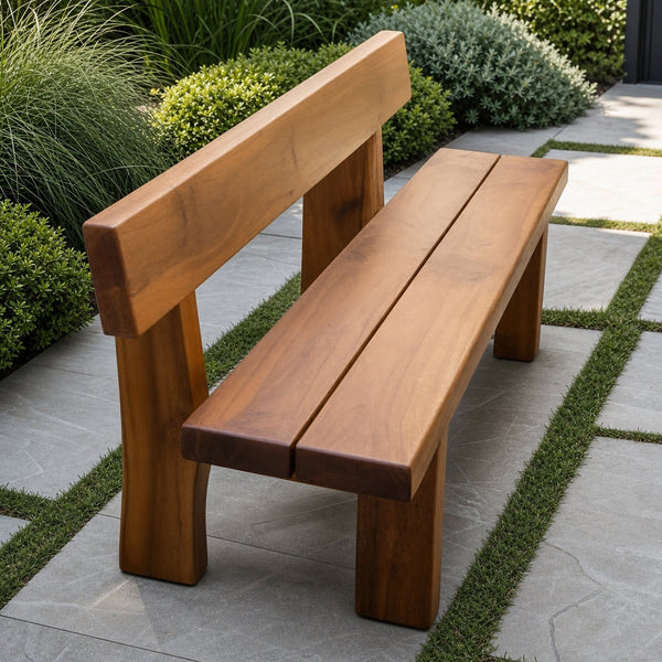 Minimalist Outdoor Garden Bench For Patio Balcony Courtyard