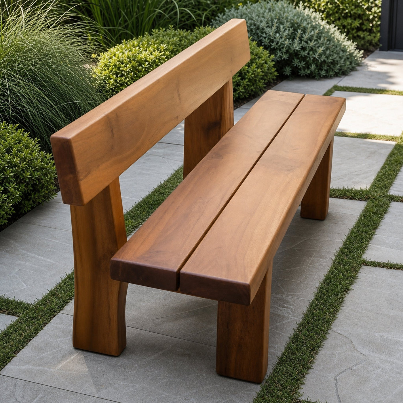 Minimalist Outdoor Garden Bench For Patio Balcony Courtyard