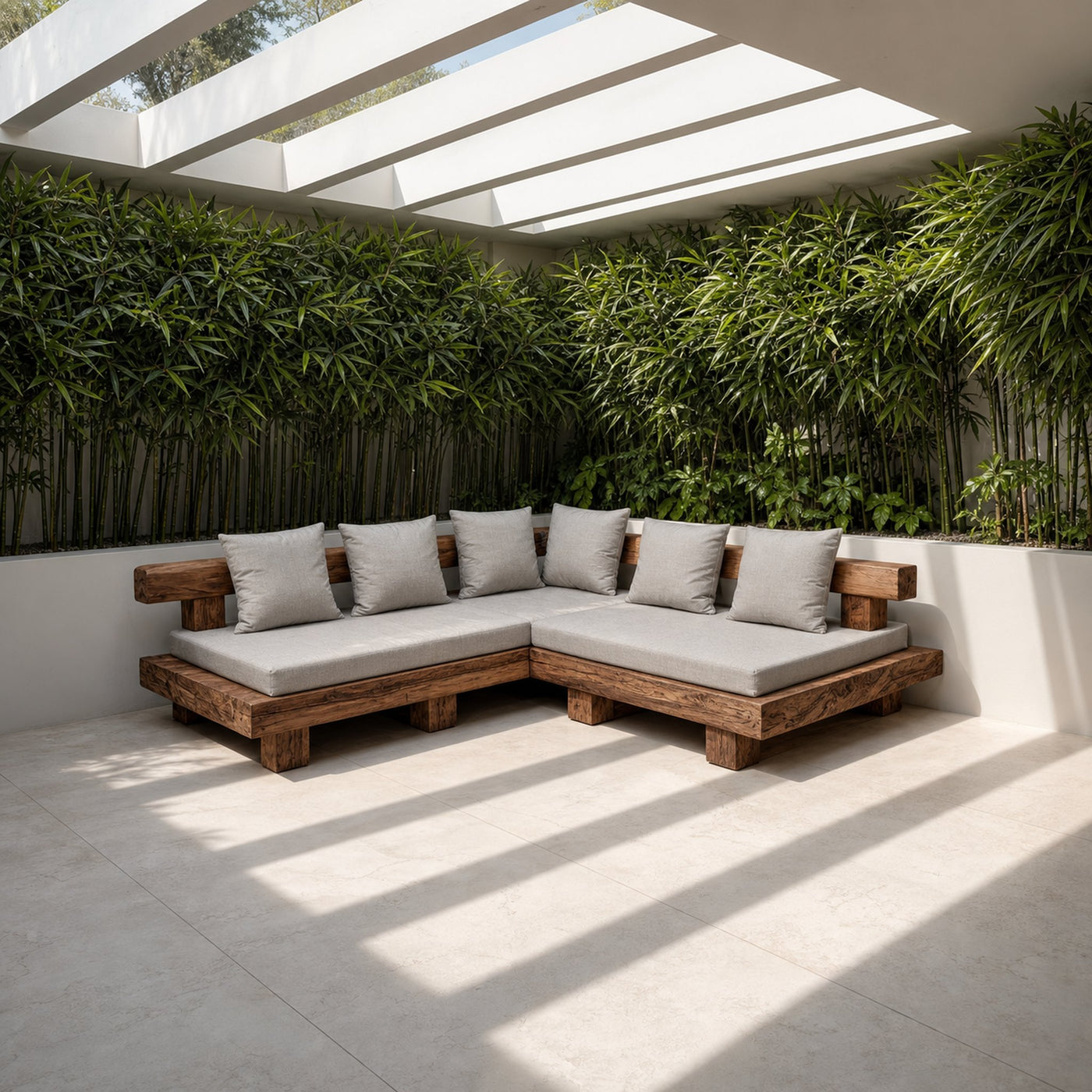 Minimalist Outdoor Sofa Set For Patio Garden And Poolside - product view 7