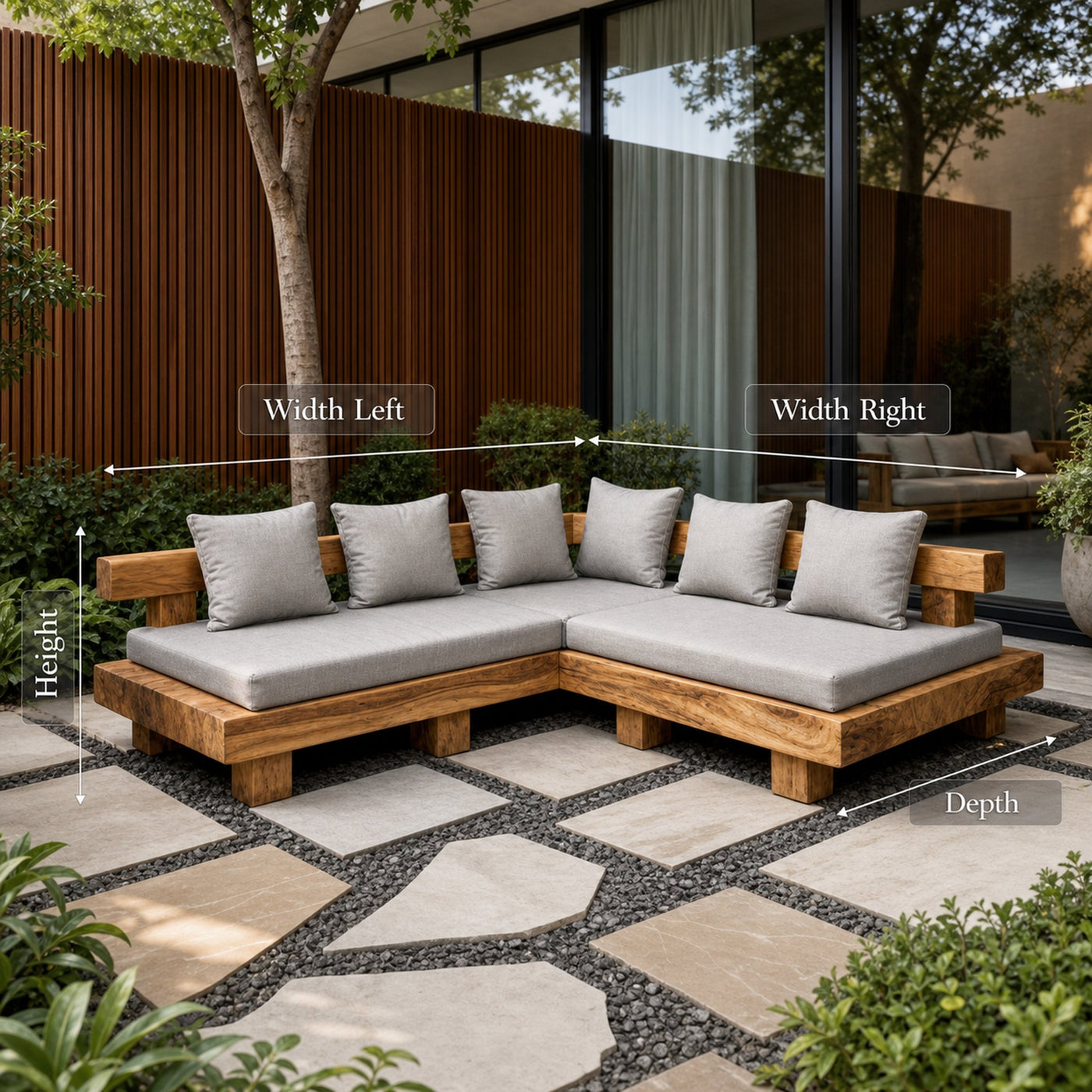 Minimalist Outdoor Sofa Set For Patio Garden And Poolside - product view 8