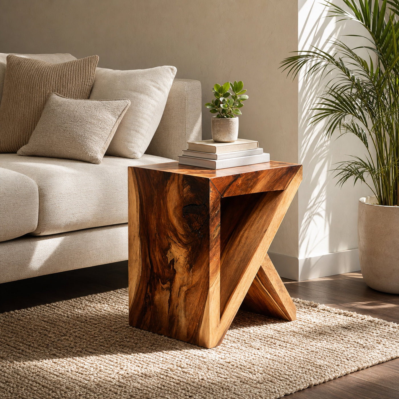 Minimalist Side Table For Small Spaces And Home Decor