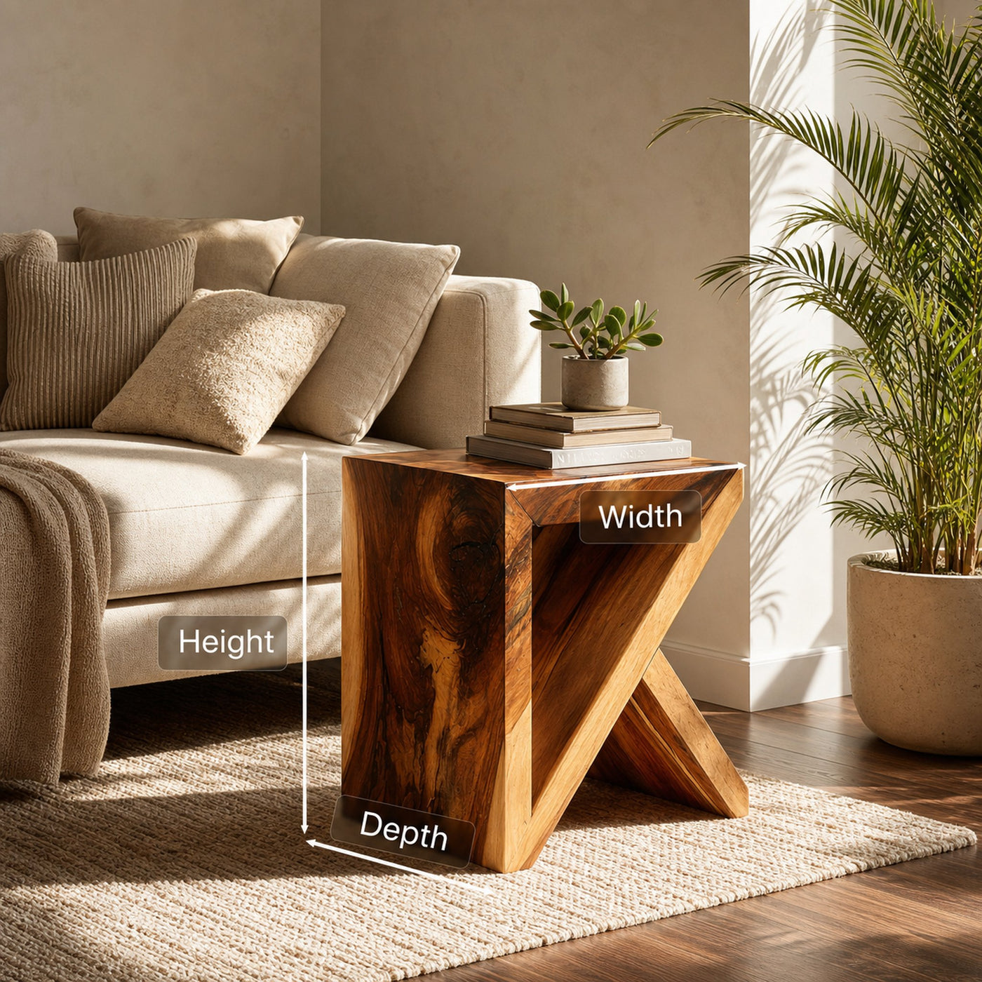 Minimalist Side Table For Small Spaces And Home Decor - product view 6