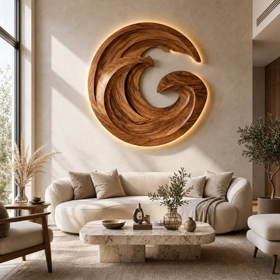 Minimalist Wave Wall Art For Office
