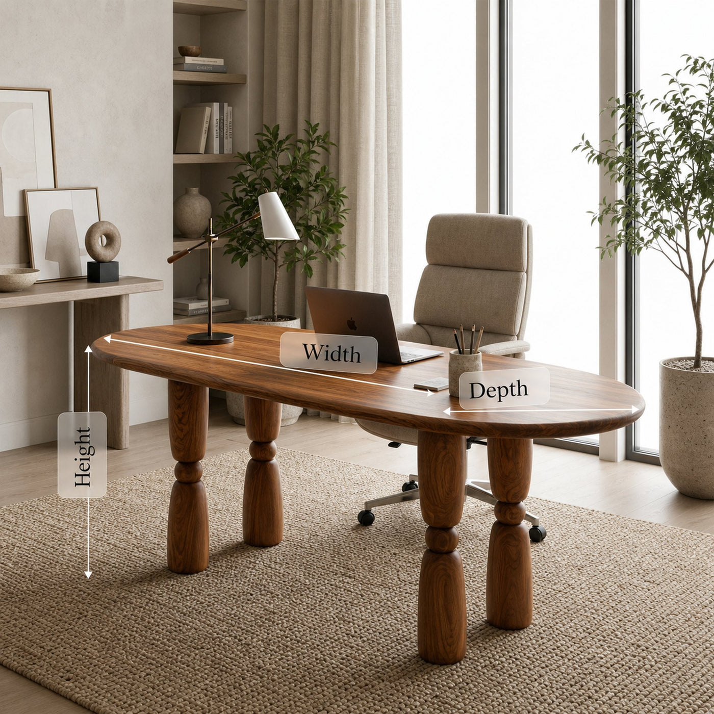 Minimalist Work Desk For Home Office - product view 6