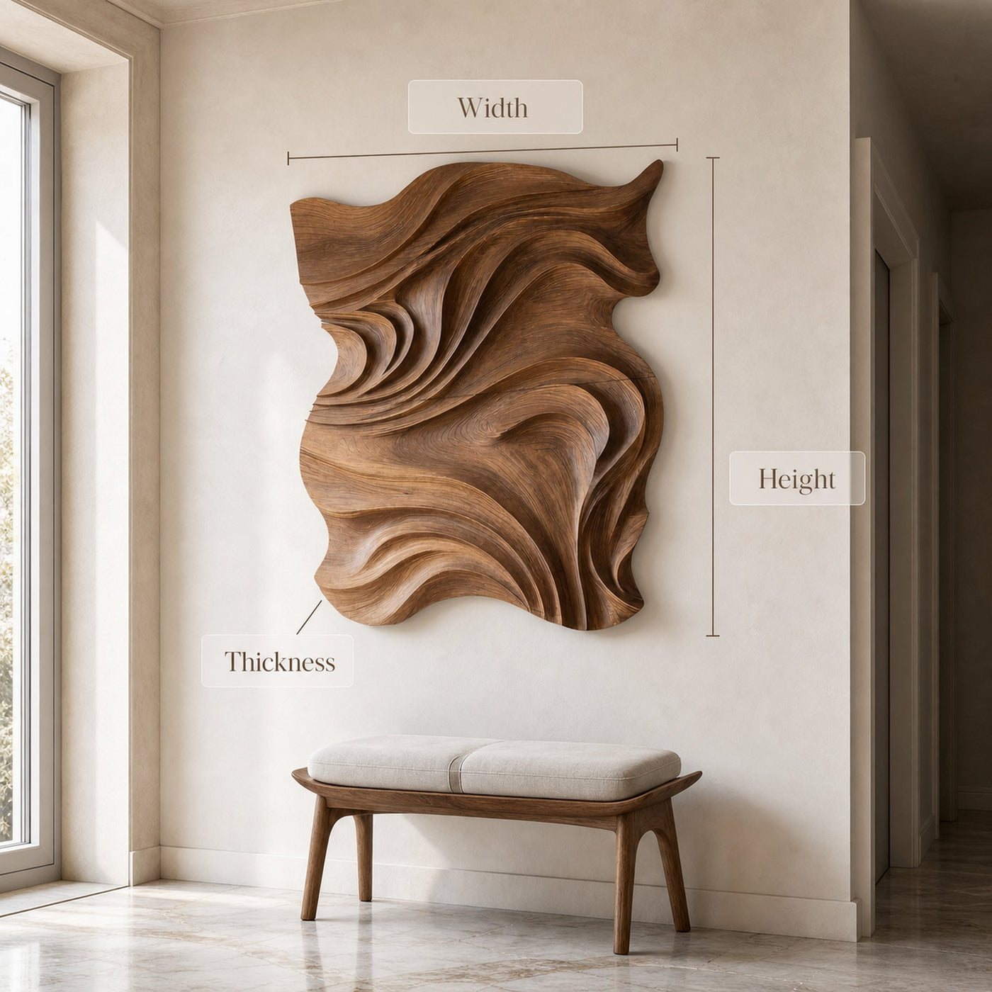 Modern Abstract Artwork For Living Room Decor - product view 6