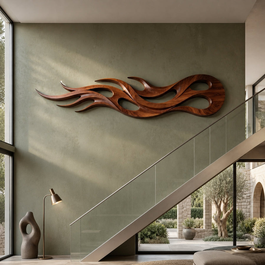 Modern Abstract Figure Wall Art For Reception Area