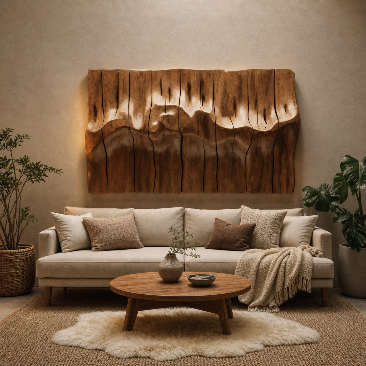 Modern Abstract Wall Art Carved Sculpture For Living Room And Office Wall - product view 6