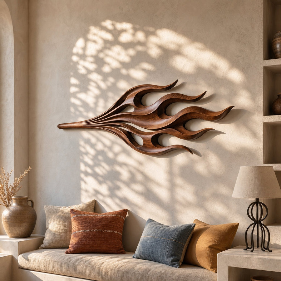 Modern Abstract Wall Art Panel For Grand Foyer Interior