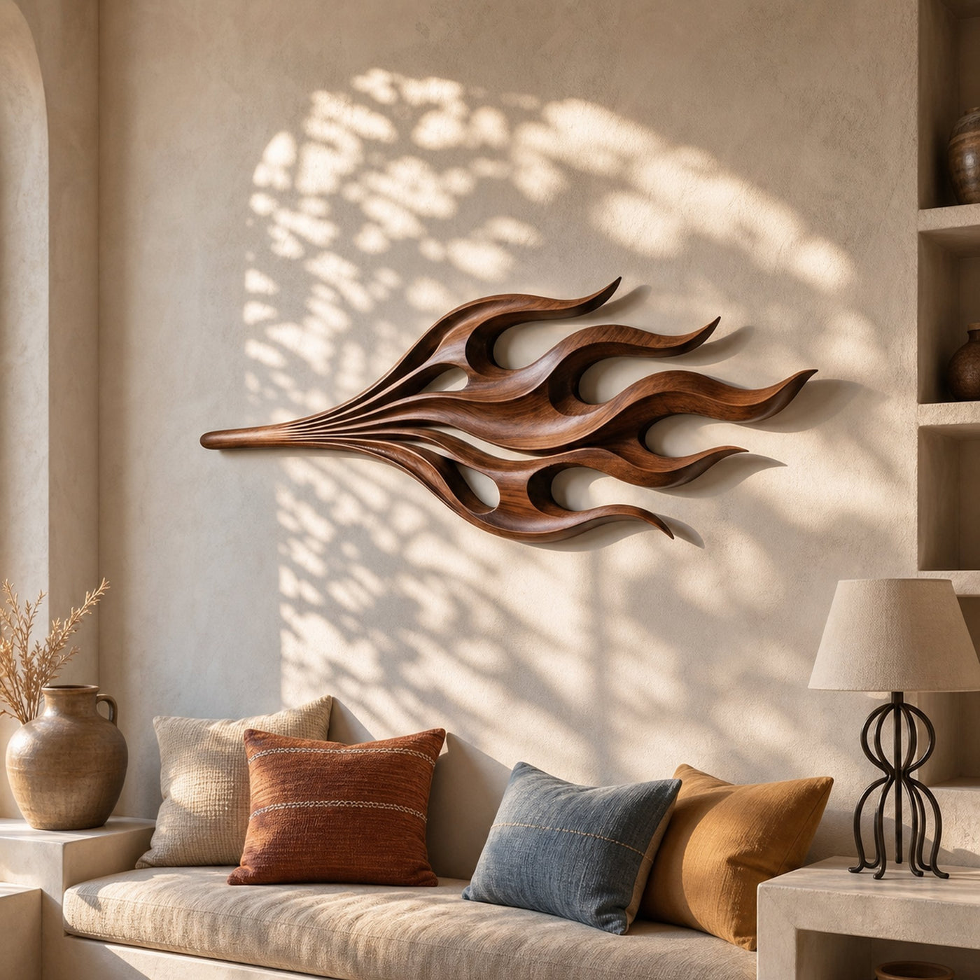 Modern Abstract Wall Art Panel For Grand Foyer Interior