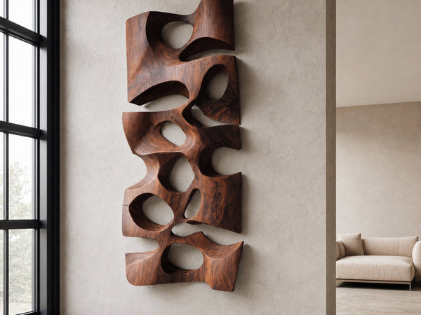 Modern Abstract Wall Sculpture For Living Room