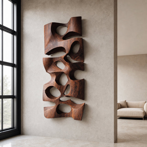 Modern Abstract Wall Sculpture For Living Room