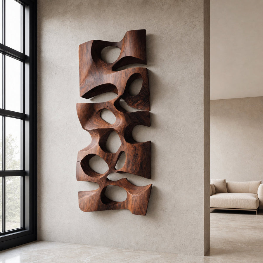 Modern Abstract Wall Sculpture For Living Room