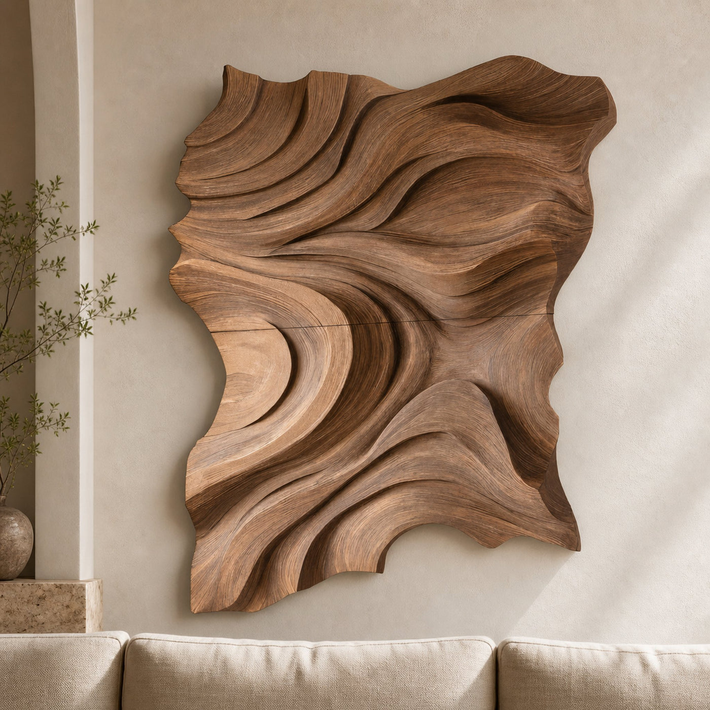Modern Abstract Wall Sculpture For Living Room Decor - product view 2