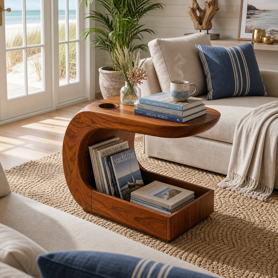 Modern Artistic Side Table For Bedroom Interior Design