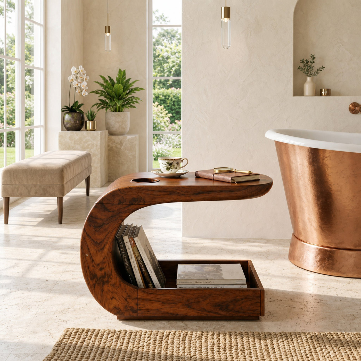 Modern Artistic Side Table For Bedroom Interior Design - product view 6