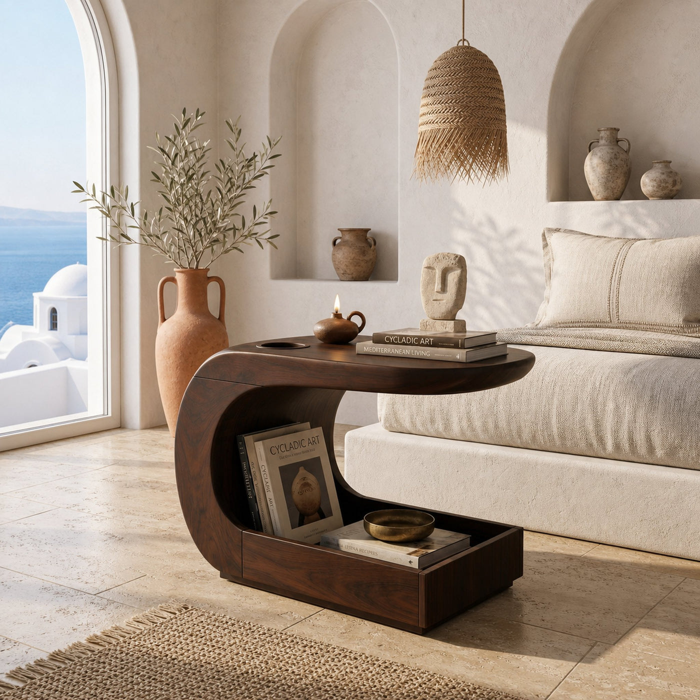 Modern Artistic Side Table For Bedroom Interior Design - product view 7