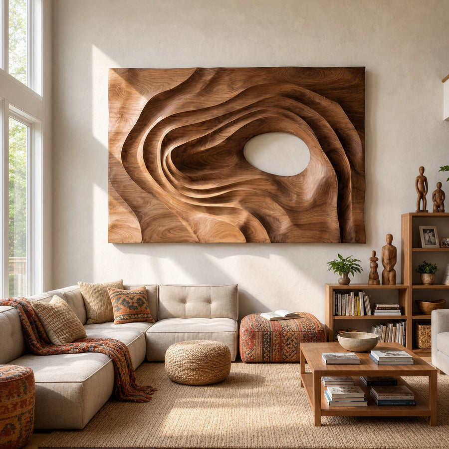 Modern Artistic Wall Art Panel For Bedroom Interior