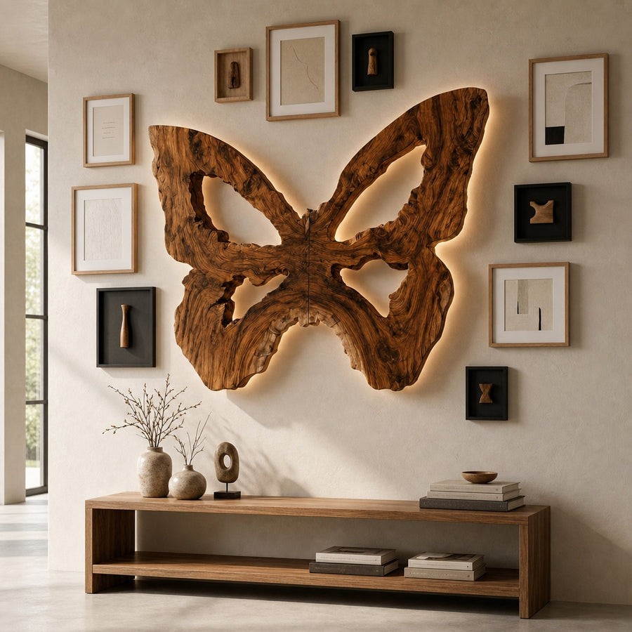 Modern Butterfly Wall Art For Entryway