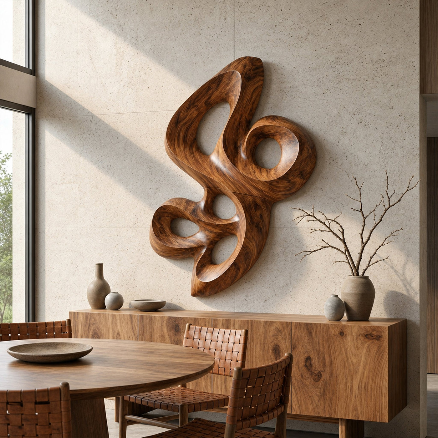 Modern Curved Wall Art For Living Room - product view 4