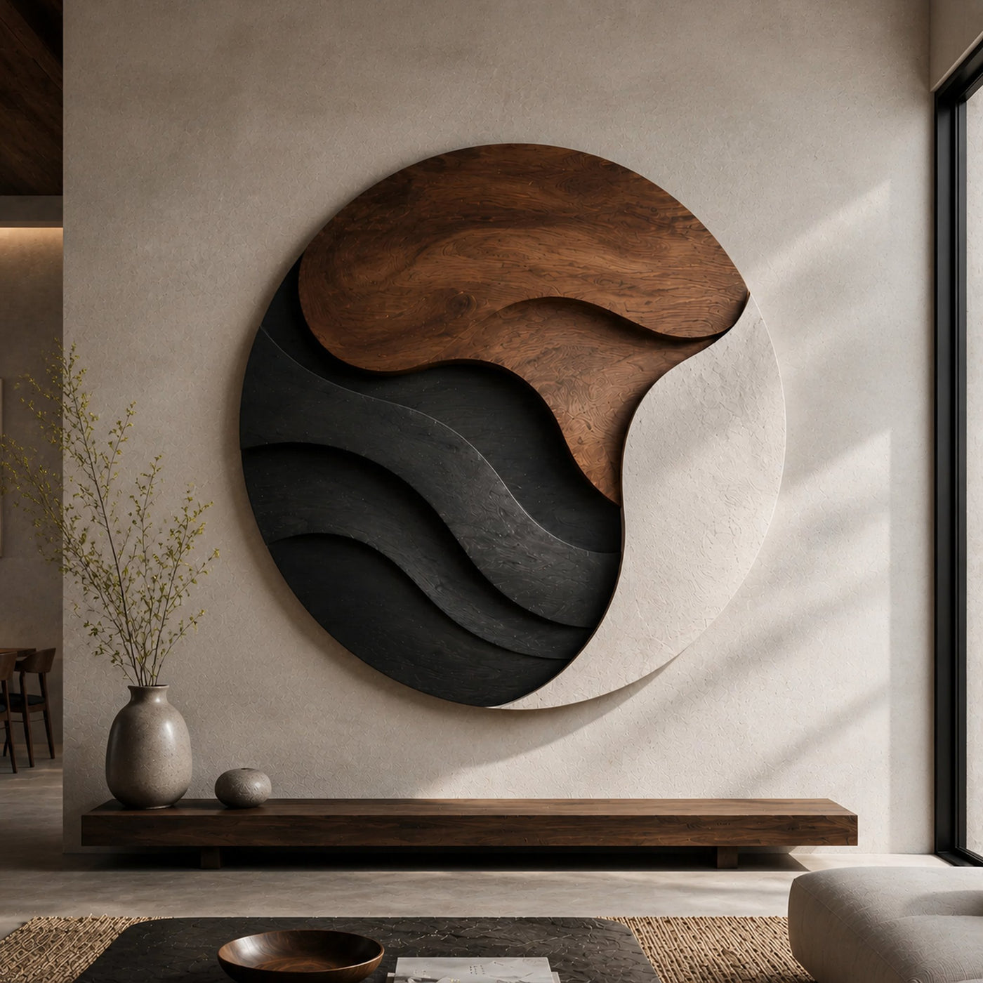 Modern Dimensional Wall Art For Contemporary Interior Design