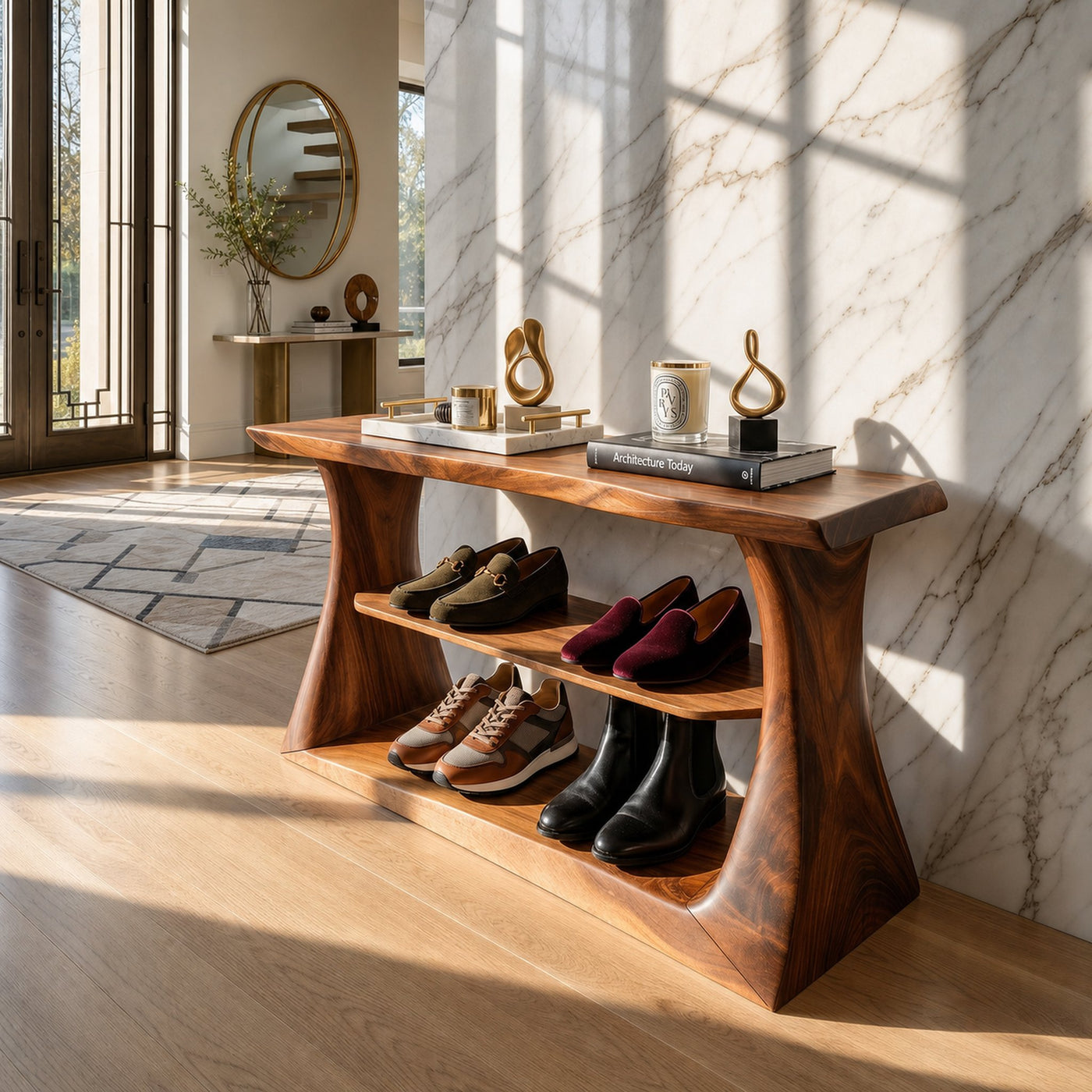Modern Dressing Table Bedroom Walk In Closet Makeup Area
