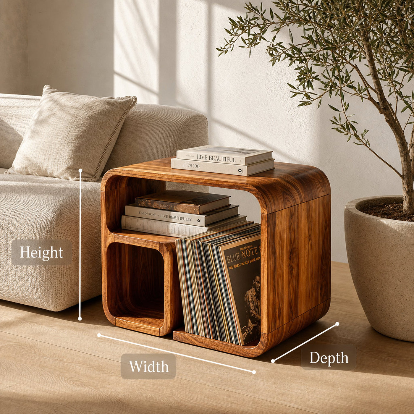 Modern Handmade Wooden Side Table For Home Decor - product view 7