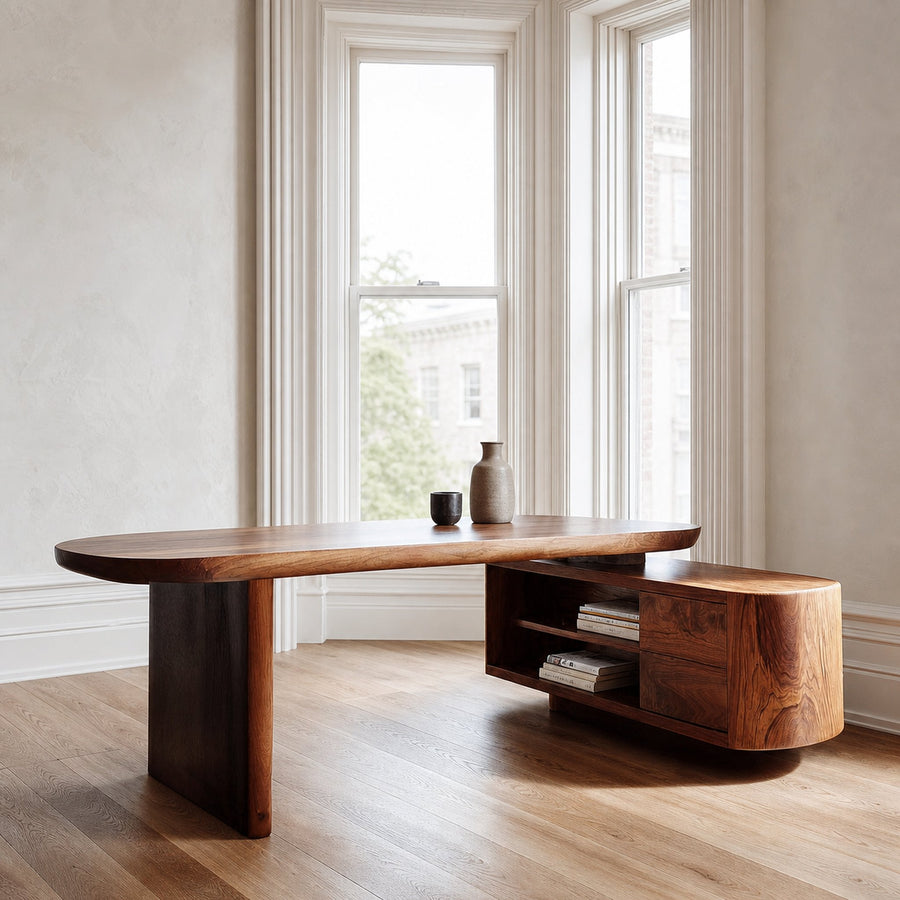 Modern L-Shaped Desk For Contemporary Home Office