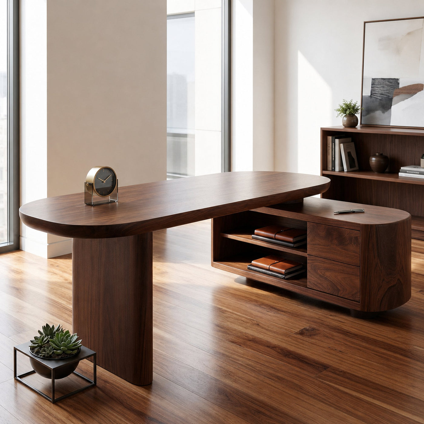 Modern L-Shaped Desk For Contemporary Home Office - product view 7