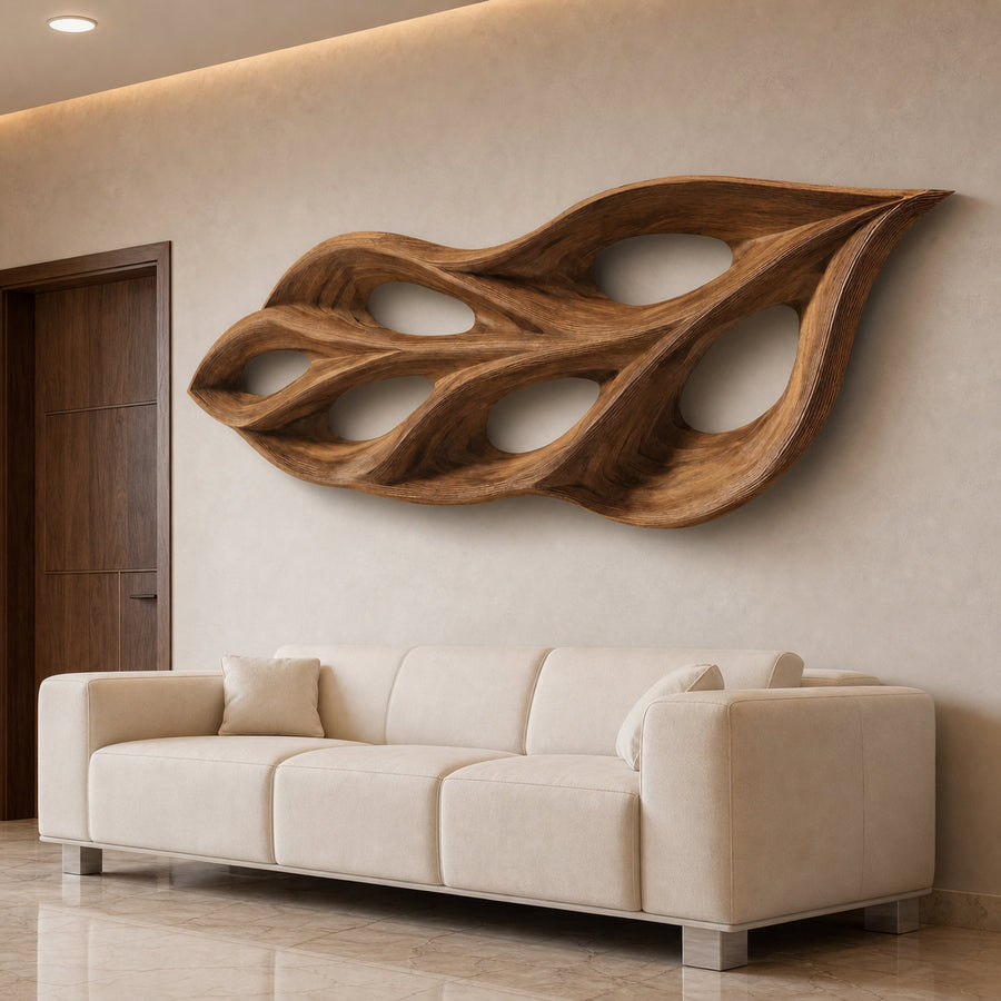 Modern Leaf Wall Art For Bedroom Or Living Room